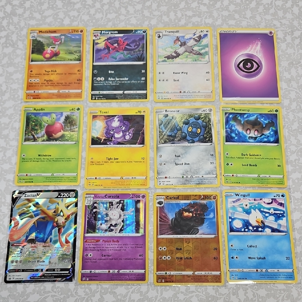 2020 Pokémon TCG Sword & Shield Rebel Clash 12 Card Lot M/NM Nice